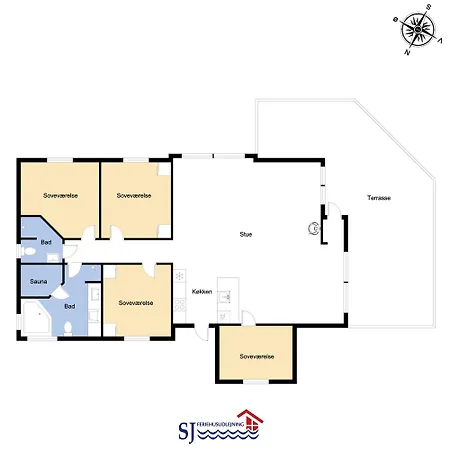 Spaceous Wooden House With - Sj724 *